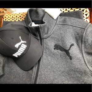 New Puma Cap & Zip Hoodie